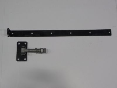 Verstelbare duimheng 800 mm zwart gecoat ( na verzinken)