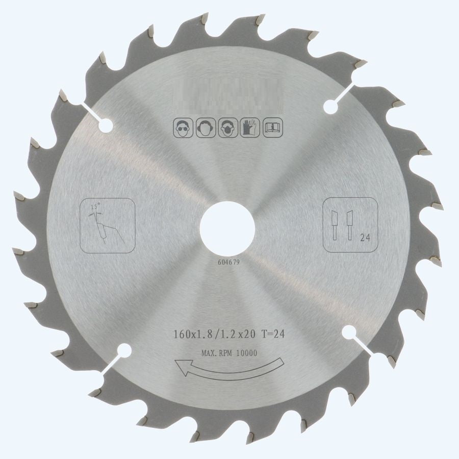 Zaagblad PROF 160 x 20 x 1,8 mm T24 (hout) (Festool TS 55 FEBQ accu)