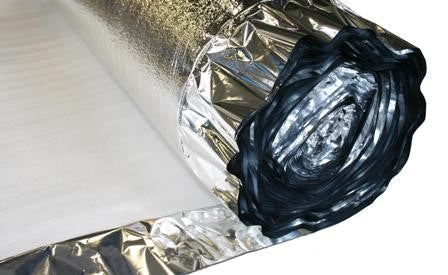 Alufoam/ Isofoam ondervloer met 20 cm overlap, rol 15 m2