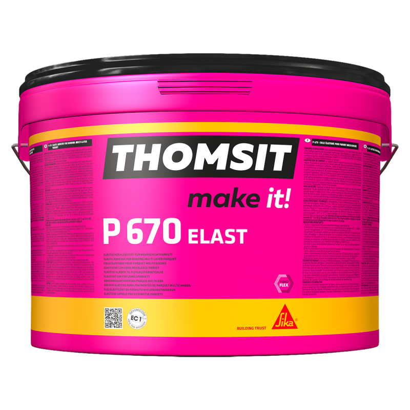 Thomsit P670 elastische parketlijm 18 kg