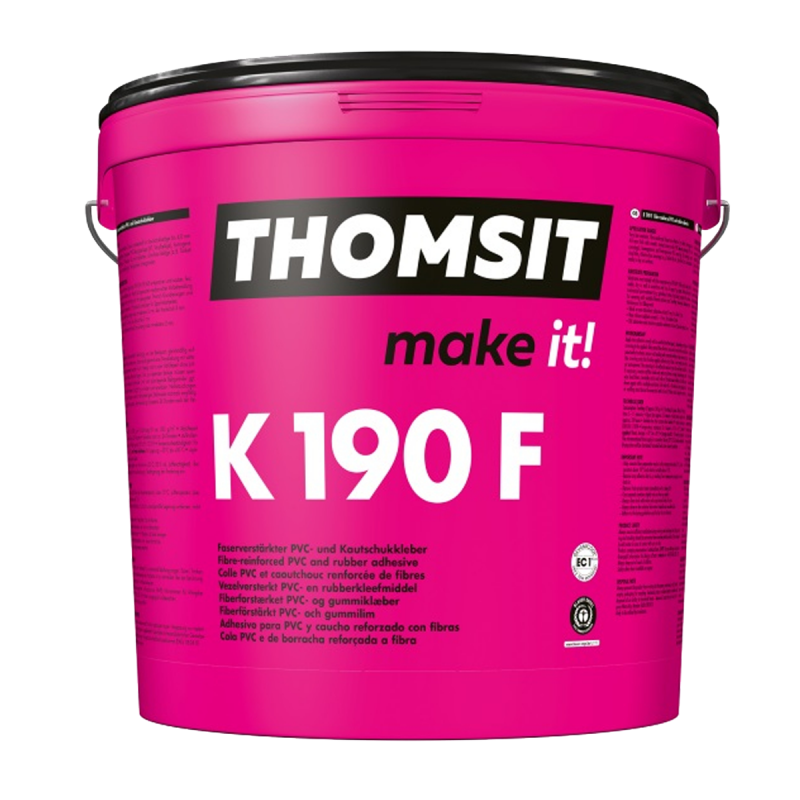 Thomsit K190F vezelversterkte PVC/rubberlijm 13 kg