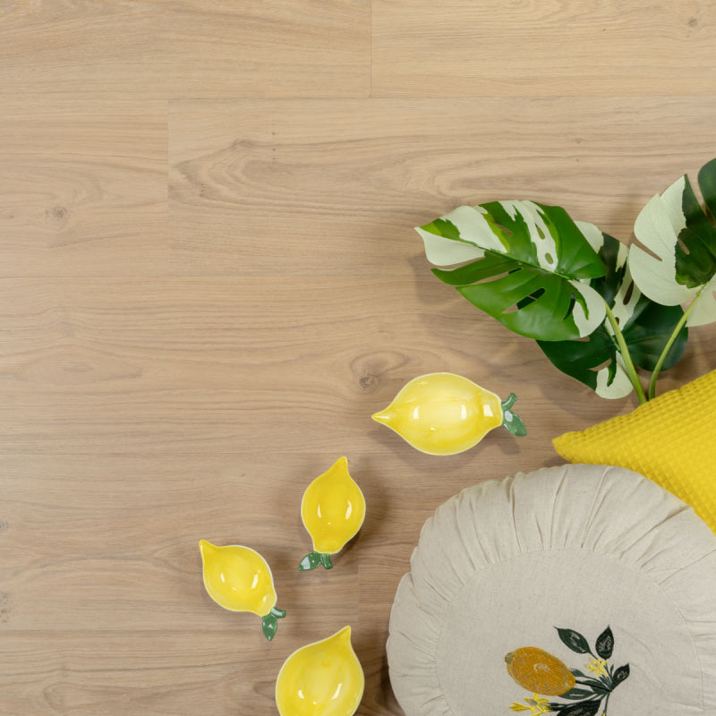 Douwes Dekker Riante plank crème brûlée 0,55 mm met klik(pvc)