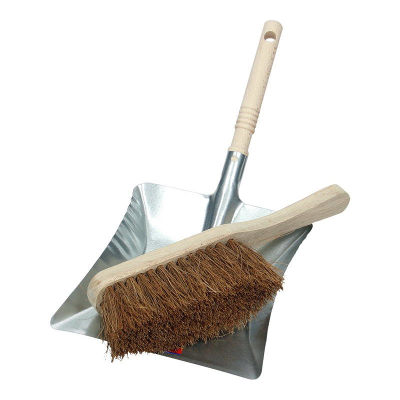 Stoffer en blik kokos gegalvaniseerd