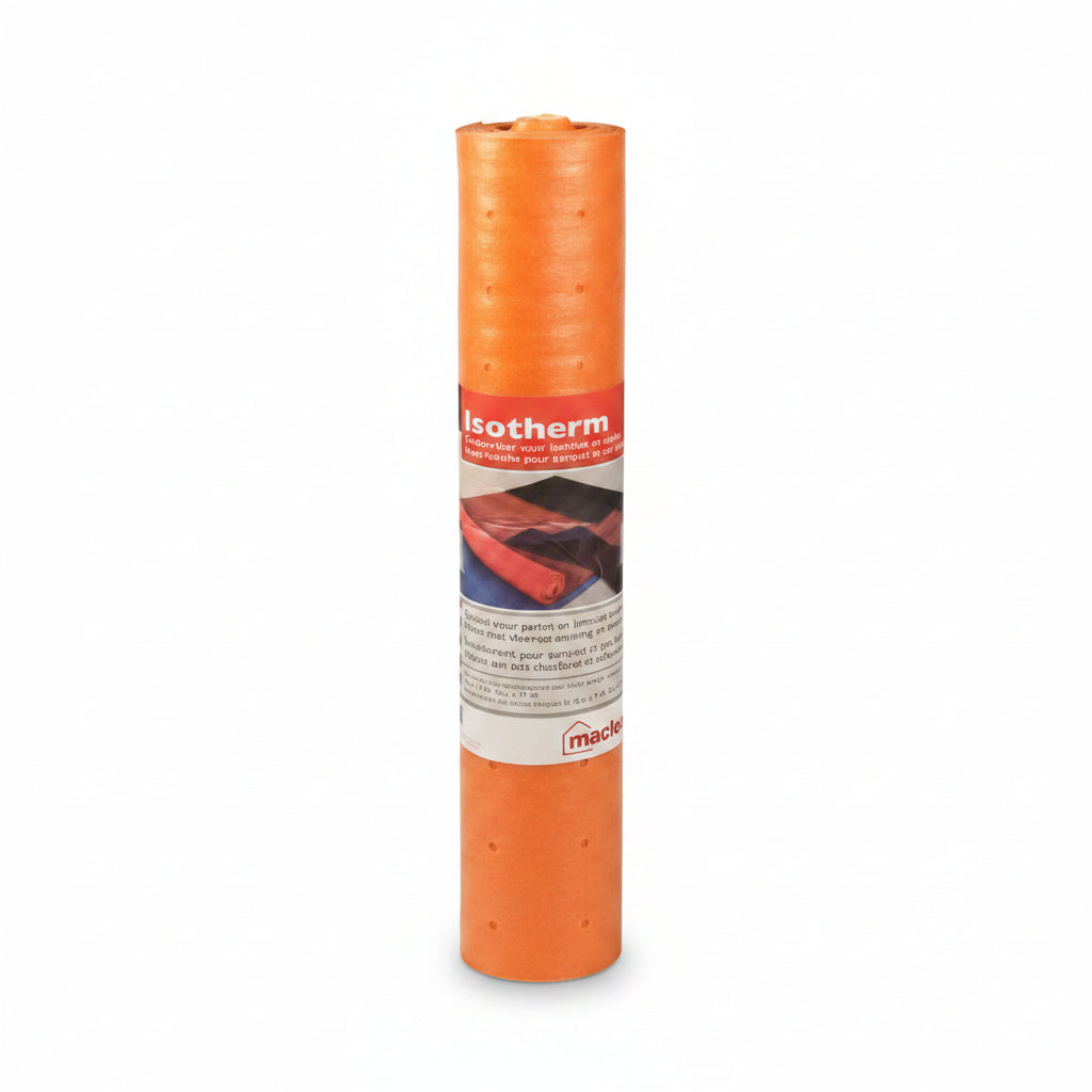 Ondervloer Isotherm rol 1 x 10 mtr, dikte 1,5 mm (geschikt voor vloerverwarming en koeling)