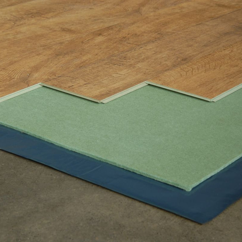 Groene ondervloerplaat 7 mm (7,52 m2 per pak)