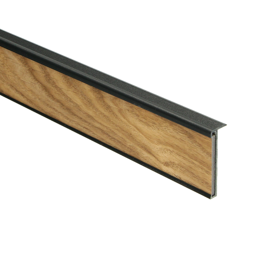 Trapneusprofiel 14 x 43mm Zwart 3m, per stuk