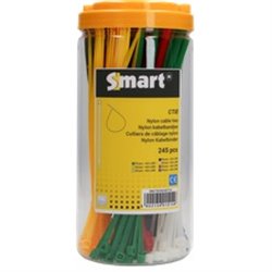 SMART kabelbinder/tiewrap set meerdere kleuren SMART kabelbinder/tiewrap set meerdere kleuren