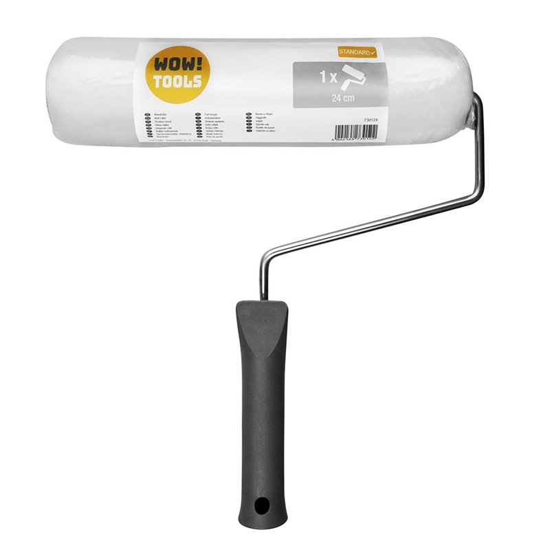 Standaard vachtroller 24 cm met beugel