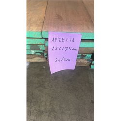 Massief Afzelia 20 x 175 x 3100 mm, gedroogd, 4 zijden geschaafd Massief Afzelia 20 x 175 x 3100 mm, gedroogd, 4 zijden geschaafd