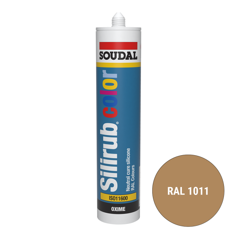Soudal Siliconenkit RAL 1011 bruinbeige 300 ml Soudal Siliconenkit RAL 1011 bruinbeige 300 ml