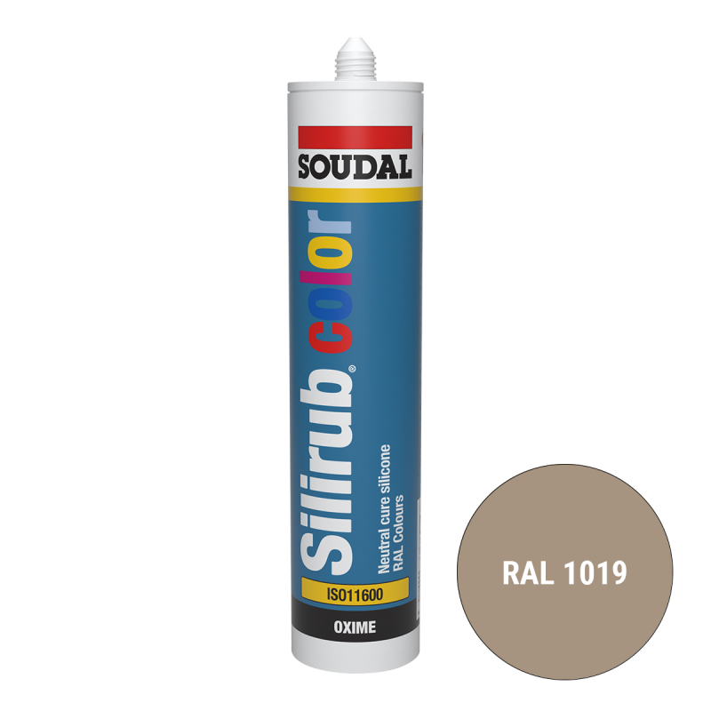 Soudal Siliconenkit RAL 1019 grijsbeige 300 ml Soudal Siliconenkit RAL 1019 grijsbeige 300 ml