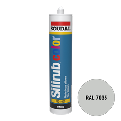 Soudal Siliconenkit RAL 7035 lichtgrijs 300 ml Soudal Siliconenkit RAL 7035 lichtgrijs 300 ml