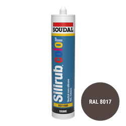 Soudal Siliconenkit RAL 8017 chocoladebruin 300 ml Soudal Siliconenkit RAL 8017 chocoladebruin 300 ml
