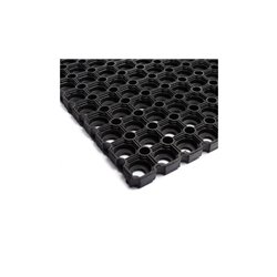 VOS buitenmat, zwarte rubberring deurmat, 40 x 60cm VOS buitenmat, zwarte rubberring deurmat, 40 x 60cm