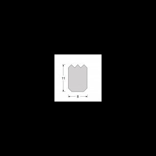 Antislipprofiel Trap zwart 8x11 mm Antislipprofiel Trap zwart 8x11 mm