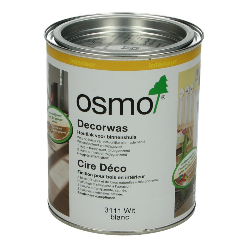 Osmo Decorwas Wit 3111 , 0,75 Liter