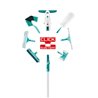 Leifheit telescoopsteel met draaiknop 110-190 cm click systeem Leifheit telescoopsteel met draaiknop 110-190 cm click systeem