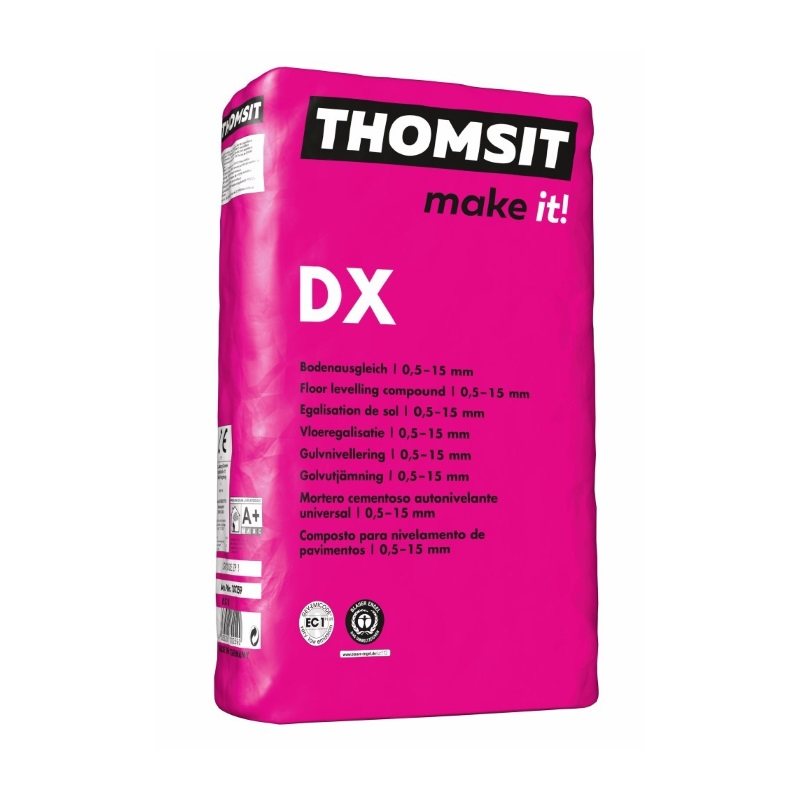 Thomsit egalisatie DX (PVC/parket) 25 kg