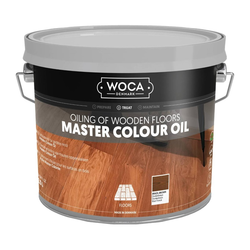 WOCA Master Colour Oil 102 brazil brown 2,5 L