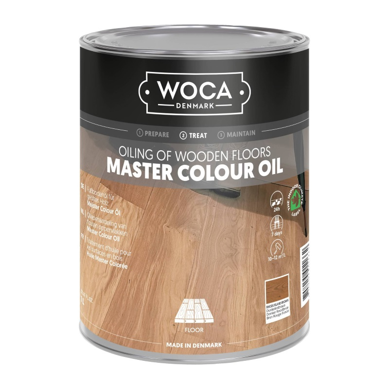 WOCA Master Colour Oil 106 rhode island brown 1 L