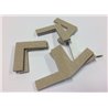 Anti-krasvilt hoeken zelfklevend 51x51mm 8st Anti-krasvilt hoeken zelfklevend 51x51mm 8st