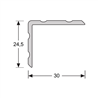 Duo-hoeklijn zelfkl. 24,5 x 30 mm RVS Duo-hoeklijn zelfkl. 24,5 x 30 mm RVS