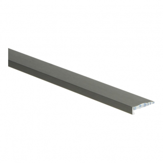 Hoeklijn zelfklevend 4 mm tbv PVC klik RVS geborsteld, 300cm lang Hoeklijn zelfklevend 4 mm tbv PVC klik RVS geborsteld, 300cm lang