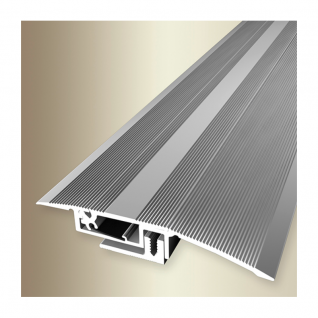 Overgangsprofiel met kabelgoot 7-16 mm RVS, 270cm lang Overgangsprofiel met kabelgoot 7-16 mm RVS, 270cm lang