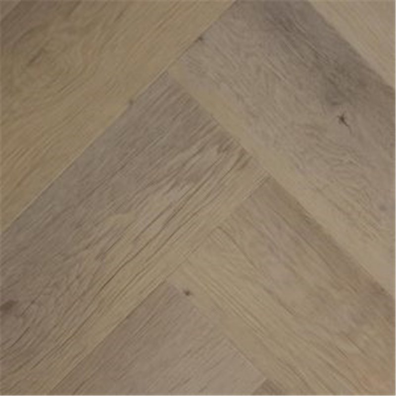 DFD Nougat Oak plak Visgraat (PVC) 2,5mm x15,24cm x 60,96cm