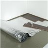 Alufoam/ Isofoam ondervloer met 20 cm overlap, rol 15 m2 Alufoam/ Isofoam ondervloer met 20 cm overlap, rol 15 m2