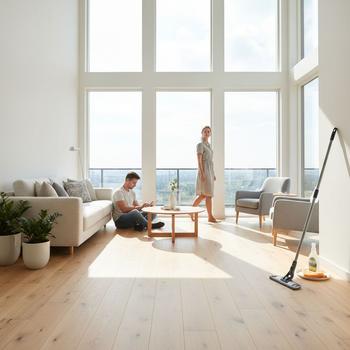 Vloeronderhoud na het leggen: zo blijft je vloer mooi