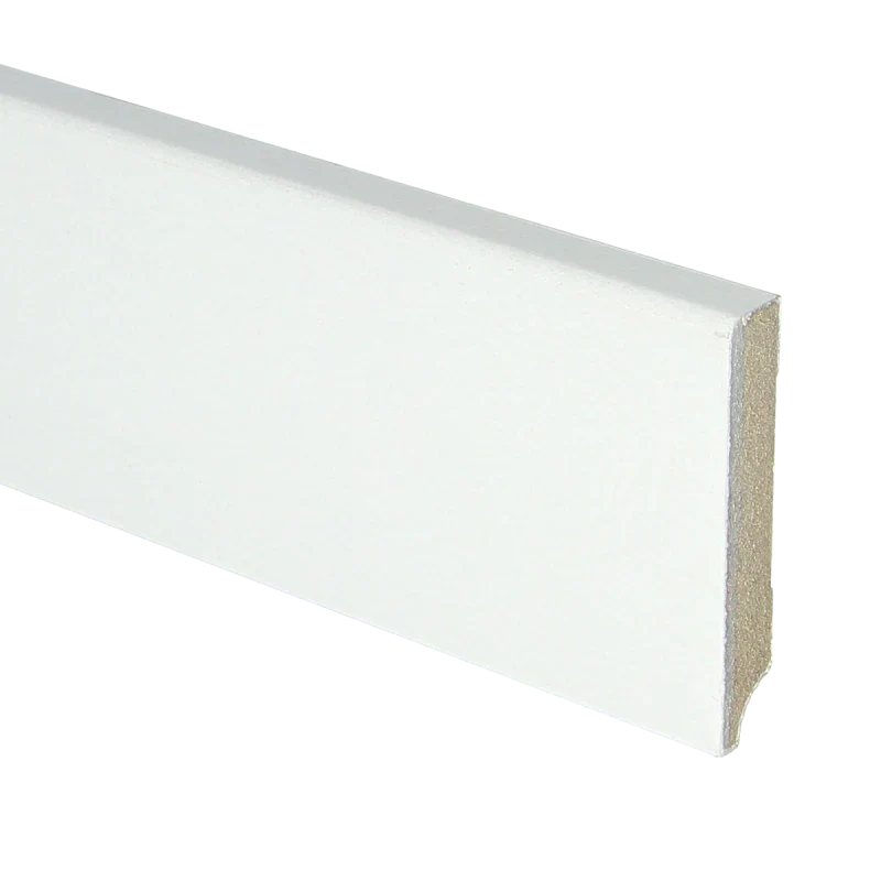 MDF plint gegrond en antraciet (RAL 7016) voorgelakt