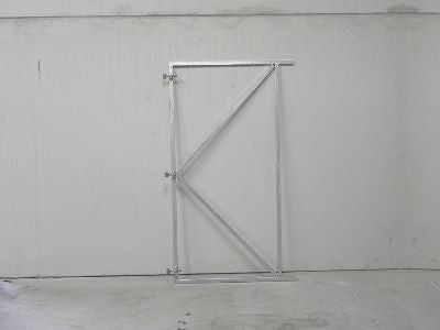 Poortframe 1800 x 1000 mm, verstelbaar Galvanisch verzinkt