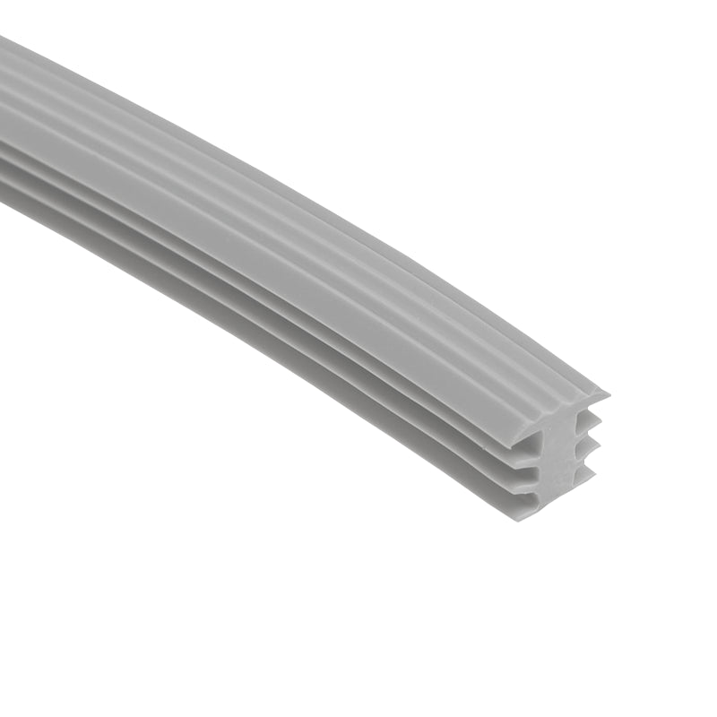 Trap antislip grijs T-profiel/ trapneusprofiel (infrezen)