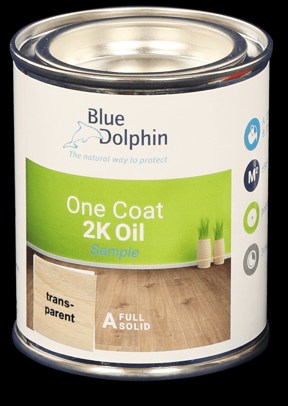 Blue Dolphin One Coat 2K Oil Bianco demo/bijwerk blikje ( harder los verkocht)
