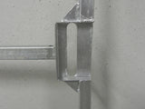 Poortframe 1550 x 1000 mm, verstelbaar met slotkast Galvanisch verzinkt