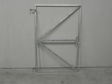 Poortframe 1550 x 1000 mm, verstelbaar met slotkast Galvanisch verzinkt