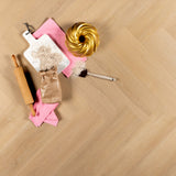 Douwes Dekker PVC klik brede visgraat brioche Ultra Mat