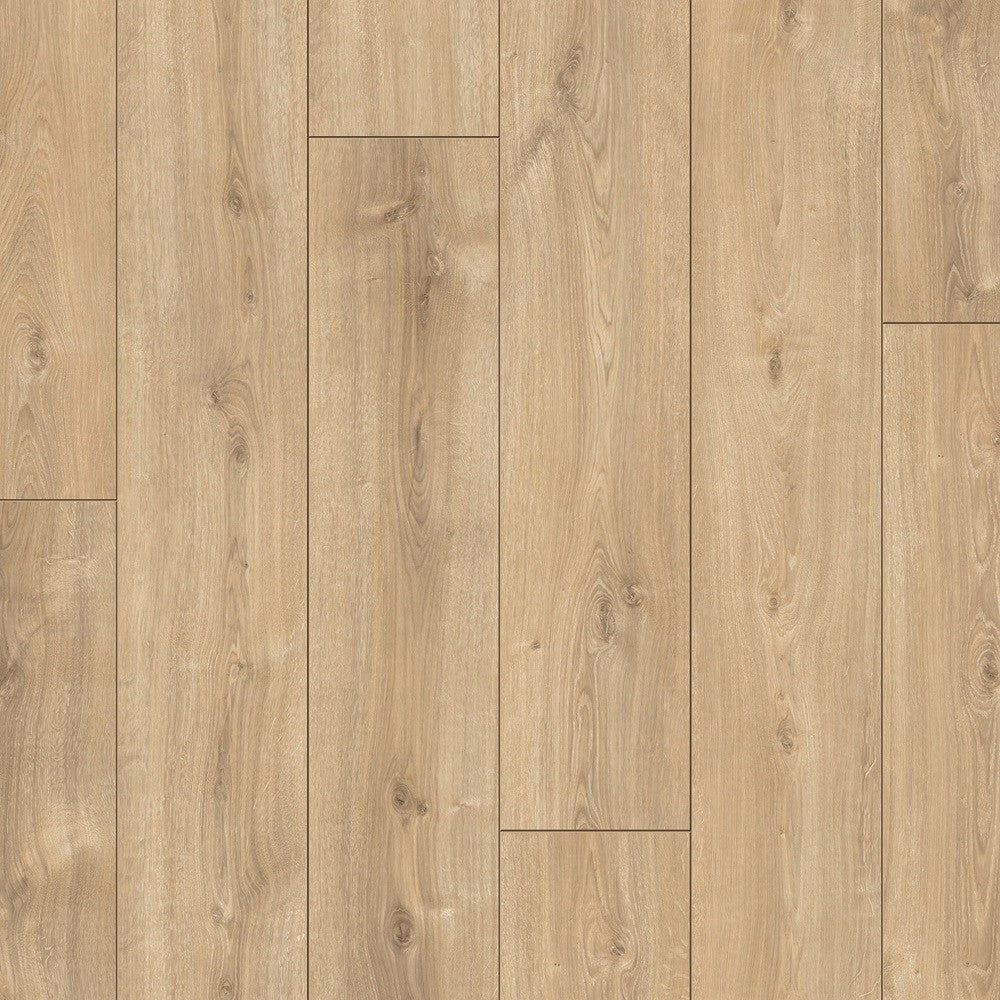 Douwes Dekker Elegant Riante Plank Komijn, licht eiken laminaat met rondom velling