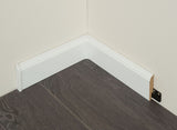 Binnenhoek plint De Luxe Classic 75x18 Wit gefolied (5st)