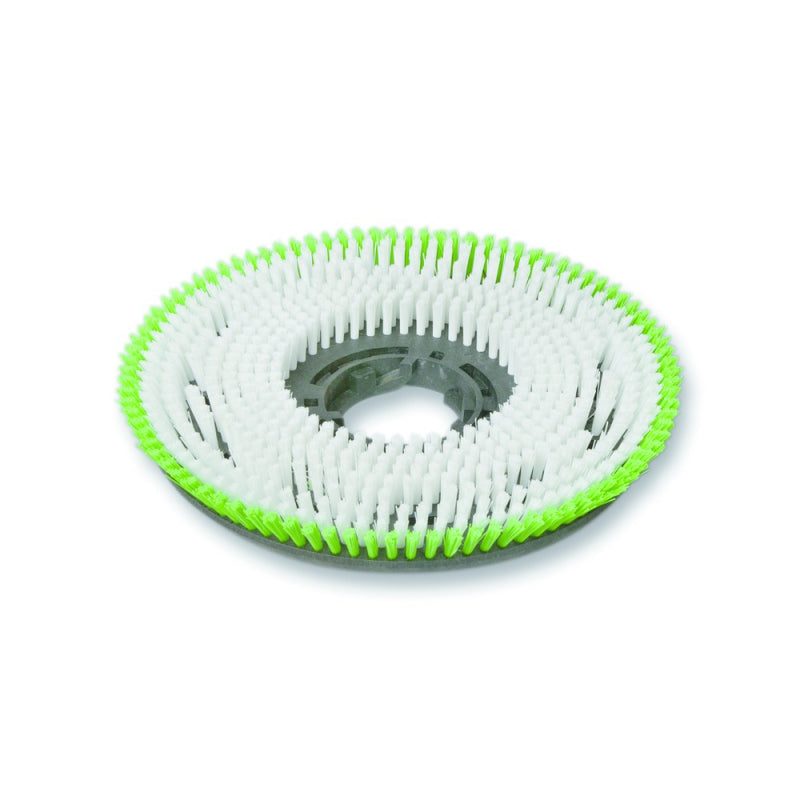 Schrobborstel 16"  wit/groen voor Woodboy