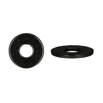 Carrosseriesluitring zwart M6 DIN 9021 Galv. Verzinkt - 200 stuks