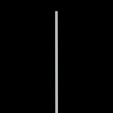 PVC Bies 2,3 x 5 mm x 100 cm grijs
