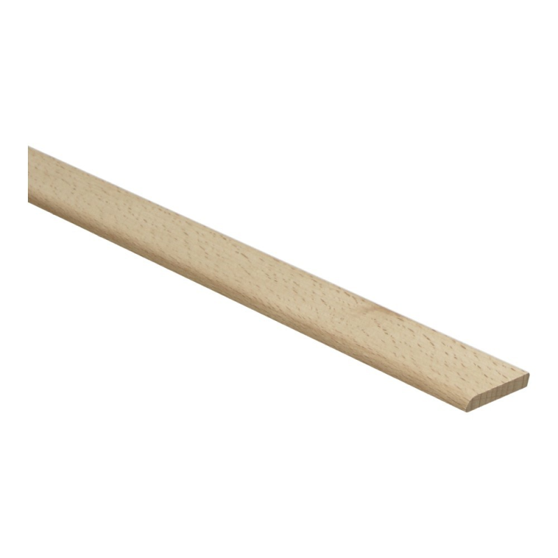 Afwerklijst 6x28 gestoomd beuken onbewerkt