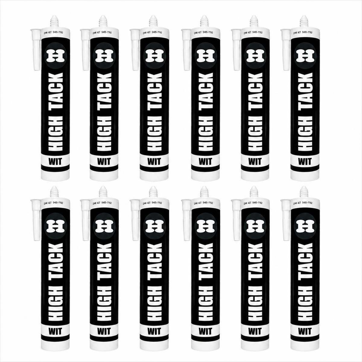 12 stuks Homburg High Tack 290 ml koker wit