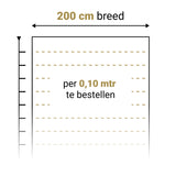 Homburg deurmat Black Line Charcoal 200 cm breed (schoonloop)
