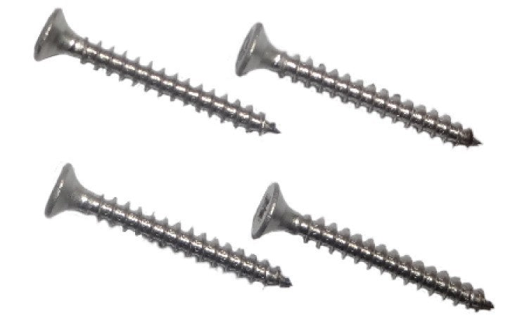 4.0 x 25 mm. Spaanplaatschroef platkop verzinkt kruiskop (pozidrive) 200 stuks