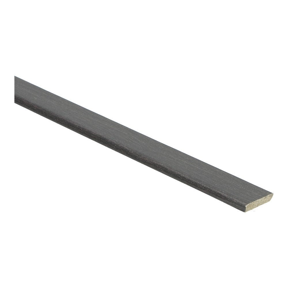 Afwerklijst 5*24*2400 Wengé zwart met plakstrip