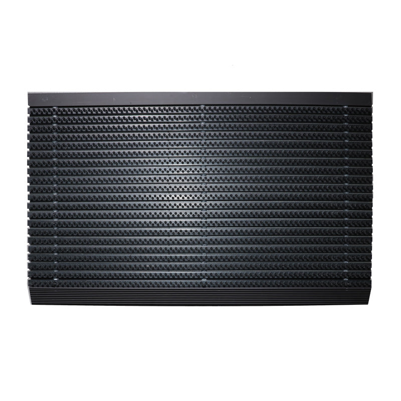 VOS luxe buitenmat, zwart met antraciet strip, 50 x 80cm