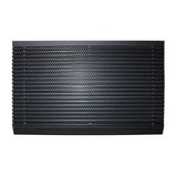VOS luxe buitenmat, zwart met antraciet strip, 50 x 80cm